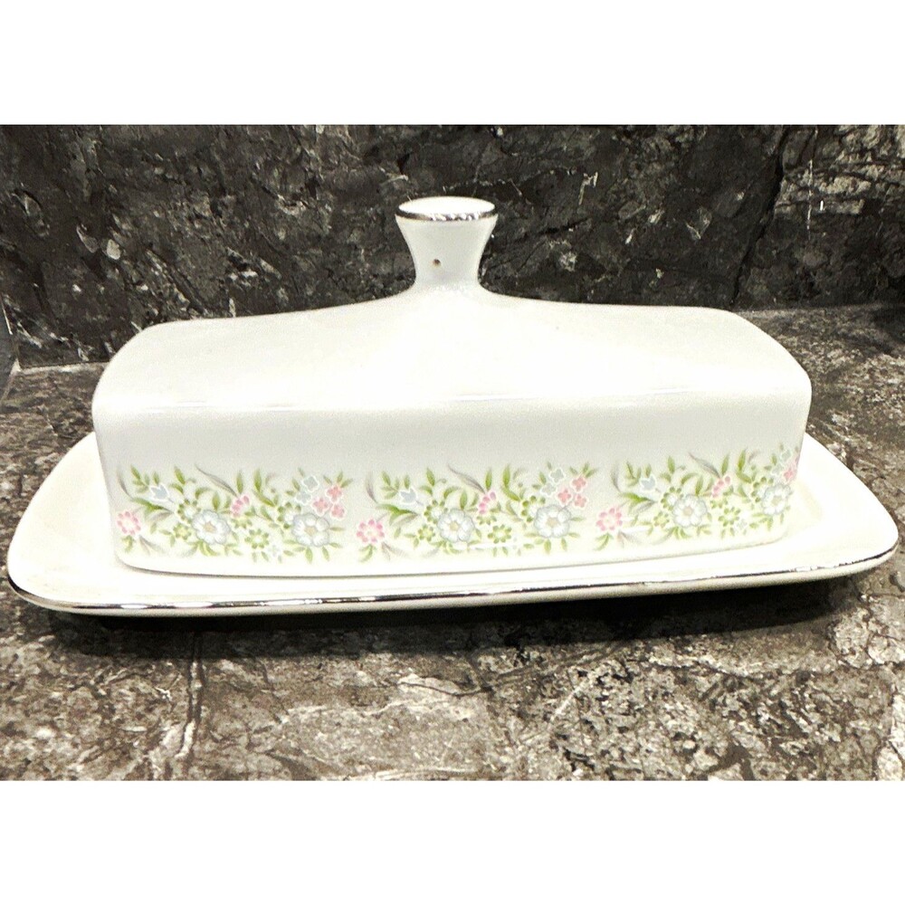 Taihei Registered Fine China with floral pattern-Japan